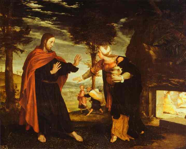 Oil painting:Noli Me Tangere. 1524