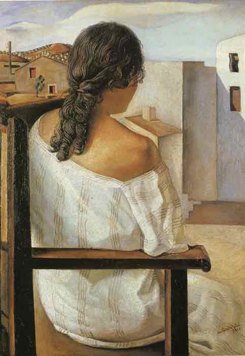 Oil painting for sale:Girl from the Back