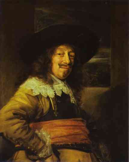 Oil painting:Portrait of an Officer. c. 1640
