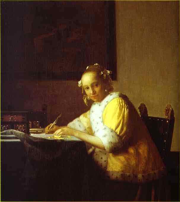 Lady Writing a Letter. c.1665