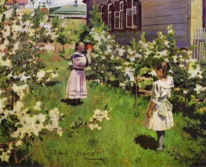 Oil painting:May Flowers. 1894