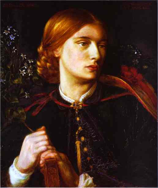 Oil painting:Portrait of Maria Leathart. 1862