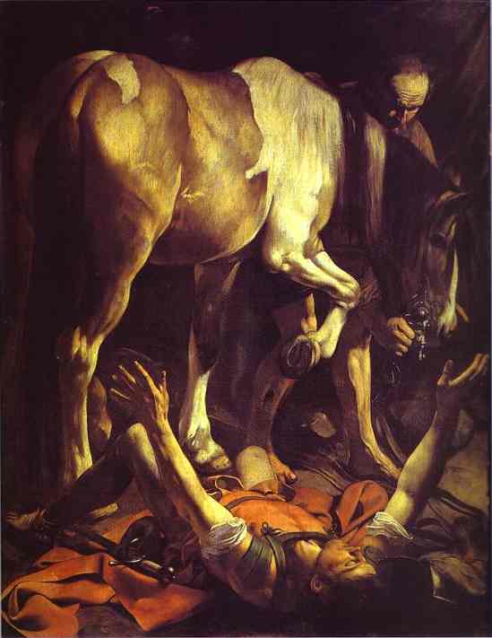 Oil painting:The Conversion of St. Paul. 1600