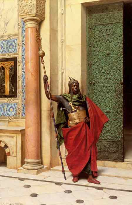 Oil painting for sale:A Nubian Guard, 1895