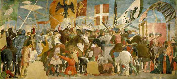 Oil painting for sale:Battle between Heraclius and Chosroes, 1460