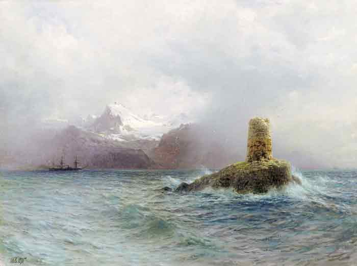 Oil painting for sale:Lafotensky Island, 1895