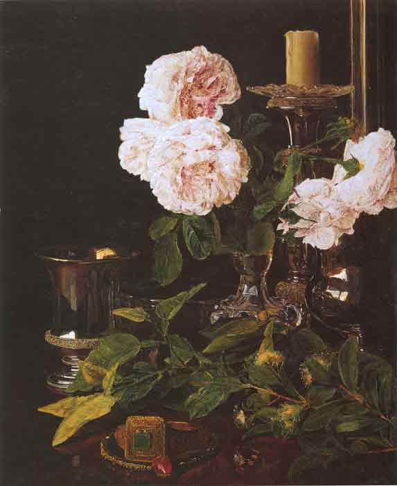 Oil painting for sale:Rosenstilleben, 1835