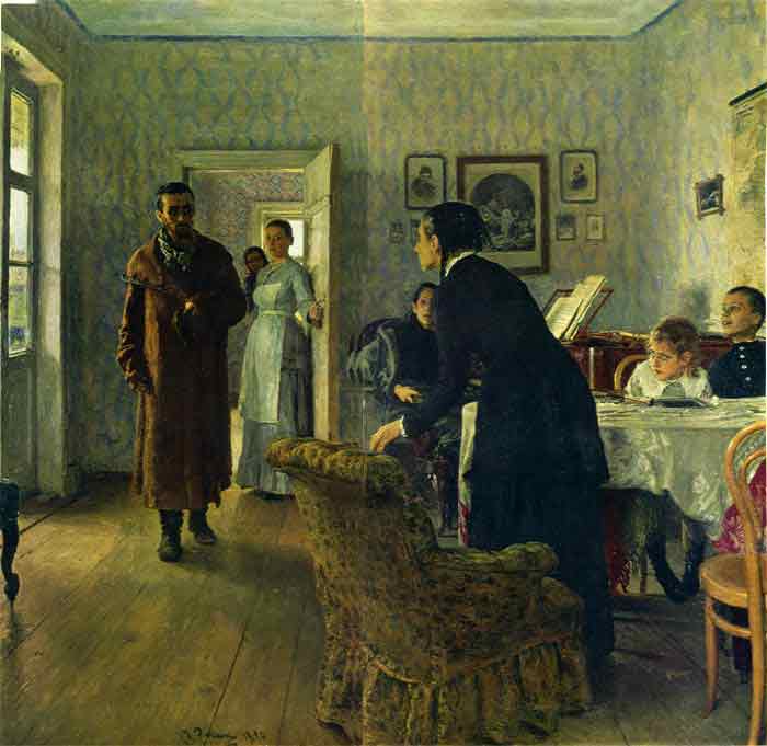 Oil painting for sale:Unexpected, 1884