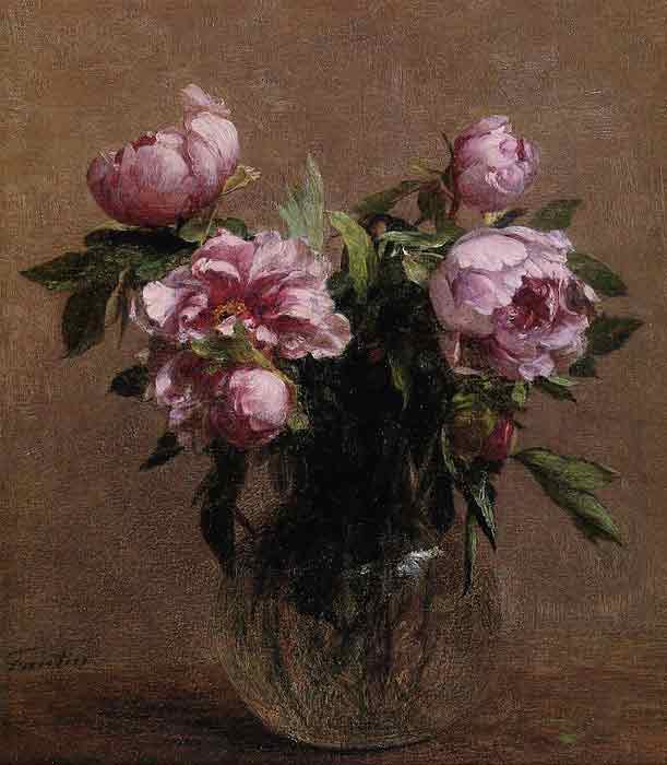 Oil painting for sale:Vase of Peonies, 1902