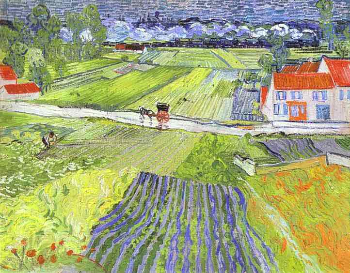 A Road in Auvers after the Rain. 1890