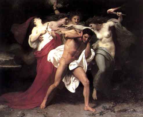 Orestes Pursued by the Furies,1862