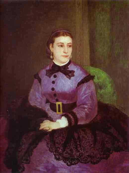 Portrait of Mademoiselle Sicot. 1865