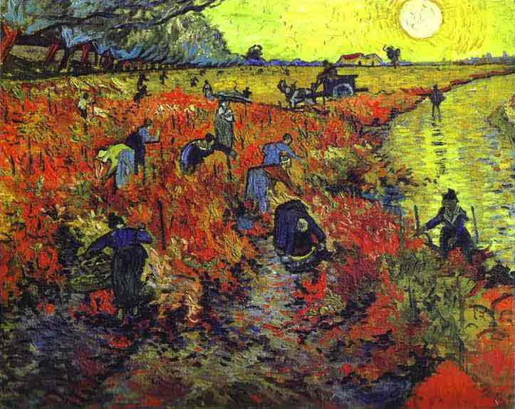 Red Vineyards of Arles. 1888