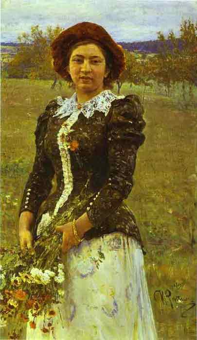 Oil painting for sale:Portrait of V.I.Repin, 1892