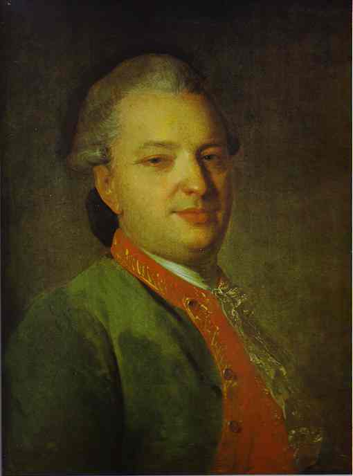 Oil painting:Portrait of the Poet V. I. Maykov. 1760