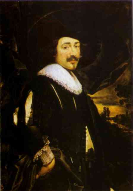 Oil painting:Portrait of a Man. c. 1624