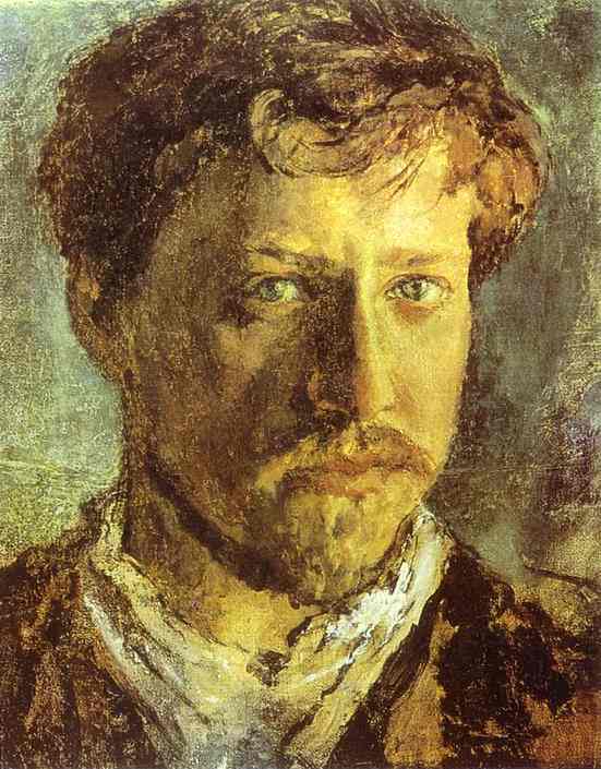 Oil painting:Self-Portrait. 1880