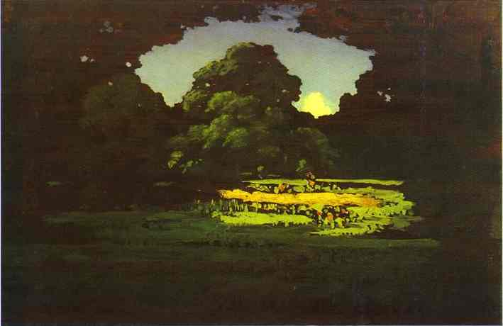 Oil painting:Grove. 1898