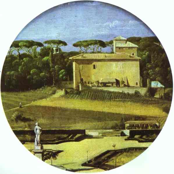 Oil painting:Le Casin de Raphael. 1807