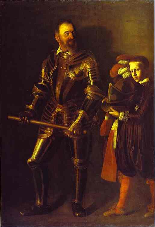 Oil painting:Portrait of Alof de Wignacourt. c.1607