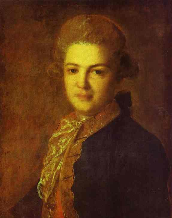 Oil painting:Portrait of Count Artemiy Ivanovich Vorontsov (1748-1813