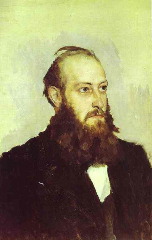 Oil painting:Portrait of Victor Goshkevich, the Founder of the Historic-Aarchaeological Museum in