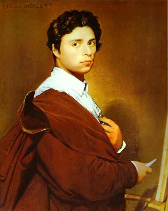 Oil painting:Self-Portrait at the Age of 24. 1804