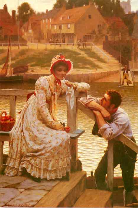 Oil painting for sale:Courtship
