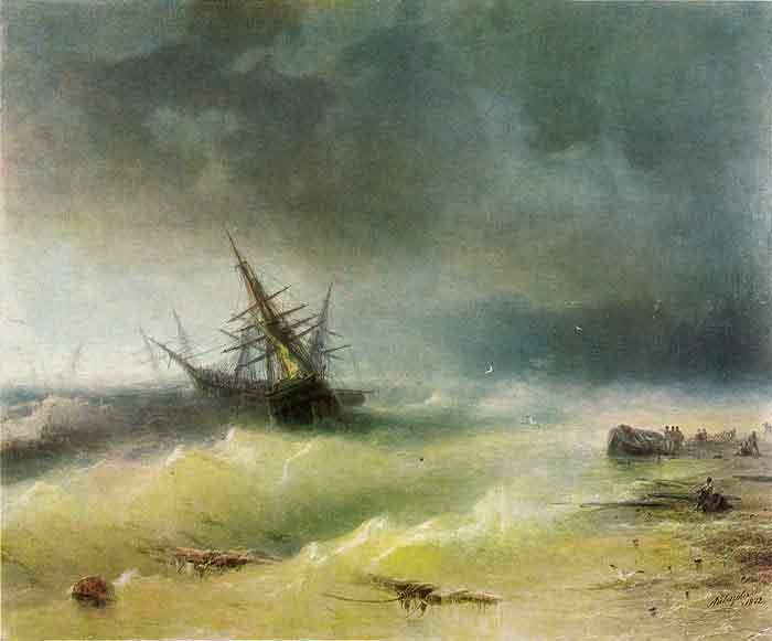 Oil painting for sale:Storm, 1872