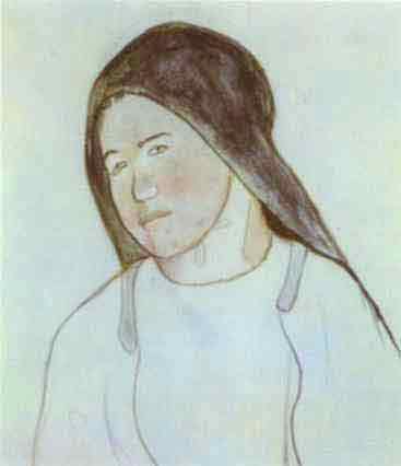 Head of Young Breton Peasant Woman. c.1894.