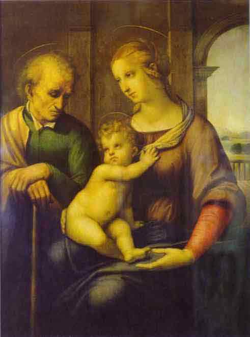 Holy Family (The Virgin with the Beardless Joseph). 1506