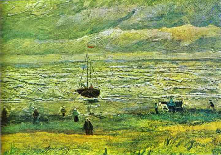 Seashore at Scheveningen. August 1882