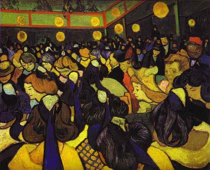 The Dance Hall at Arles. 1888