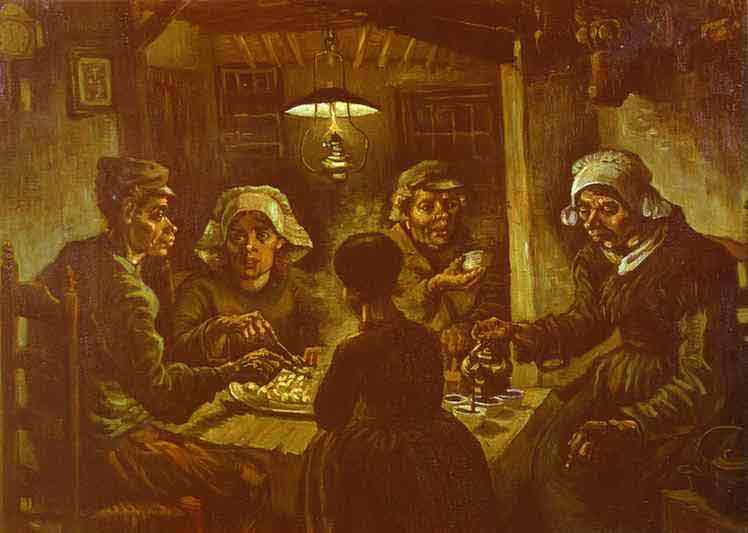 The Potato-Eaters. April 1885