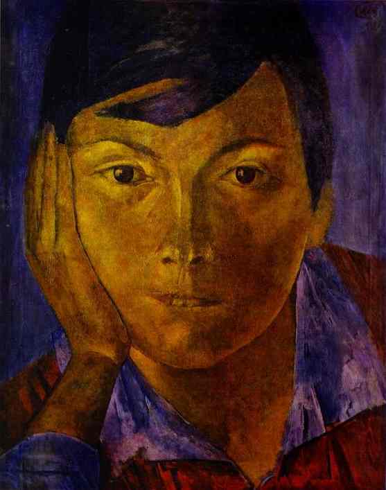 Oil painting:Portrait of a Woman. 1921