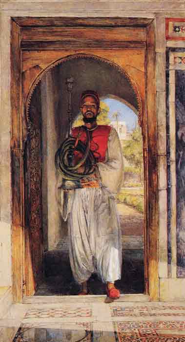 Oil painting for sale:The Pipe Bearer