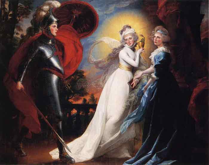 Oil painting for sale:The Red Cross Knight, 1793
