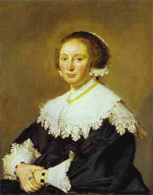 Oil painting:Portrait of a Woman. c. 1630