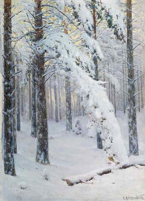 Oil painting for sale:Winter Forest