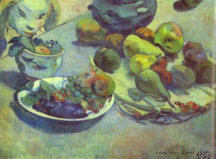 Oil painting:Fruits. 1888