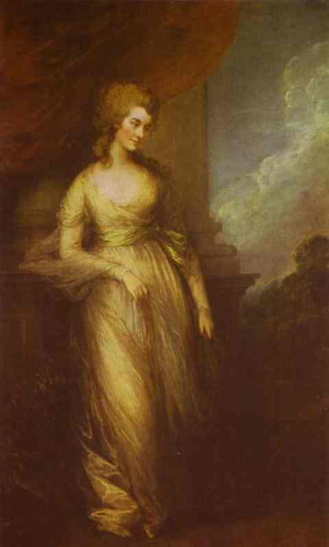 Oil painting:Georgiana, Duchess of Devonshire. 1783