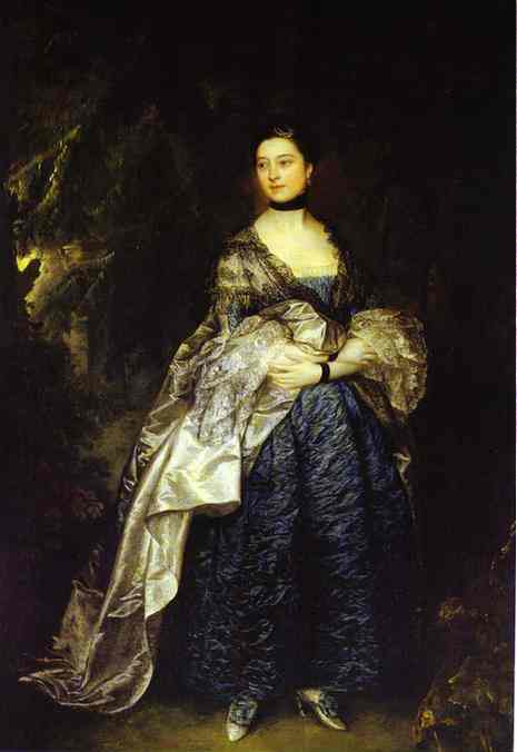 Oil painting:Lady Alston. 1760