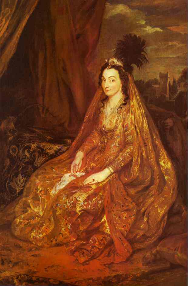 Oil painting:Lady Sherly. 1622