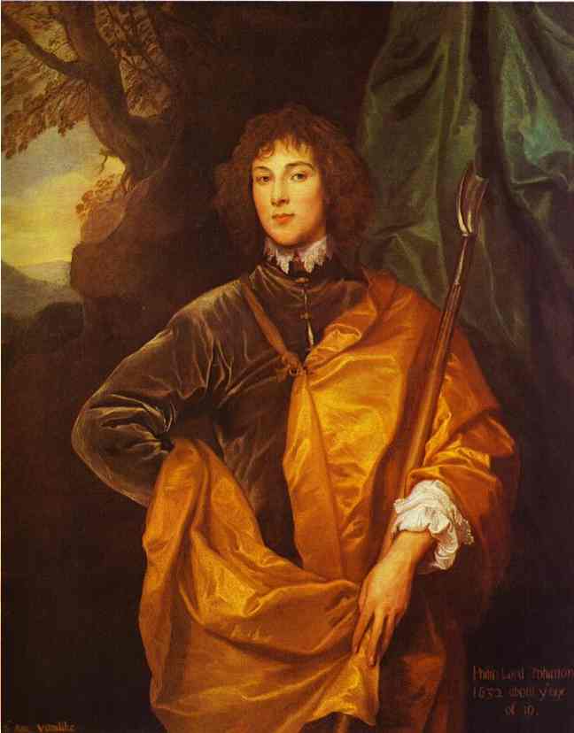 Oil painting:Philip, Lord Wharton. 1632