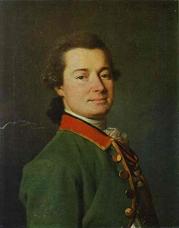 Oil painting:Portrait of E. I. Palmenbach. 1792