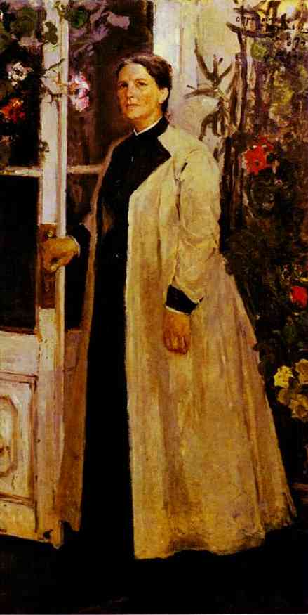 Oil painting: Portrait of Olga Orlova. 1889