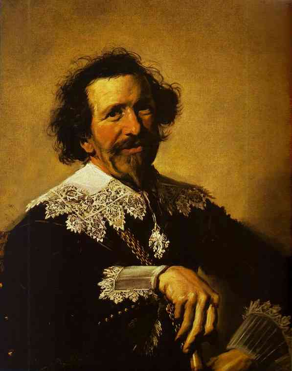 Oil painting:Portrait of Pieter van den Broecke. c. 1633