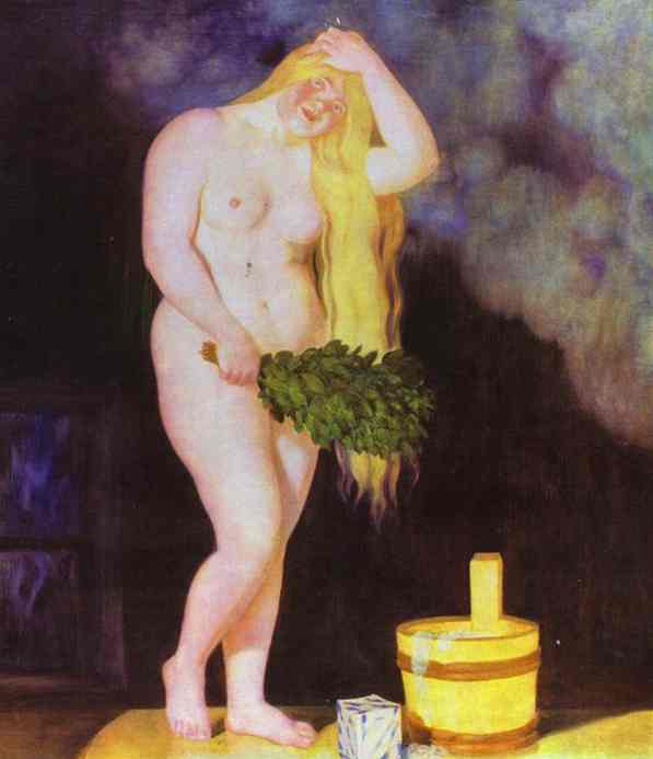 Oil painting: Russian Venus. 1925