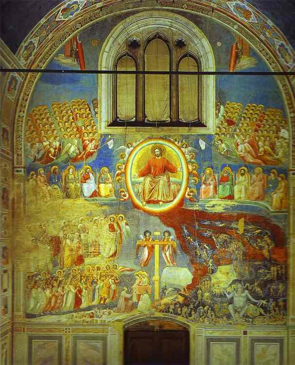 Oil painting:The Last Judgment. 1304