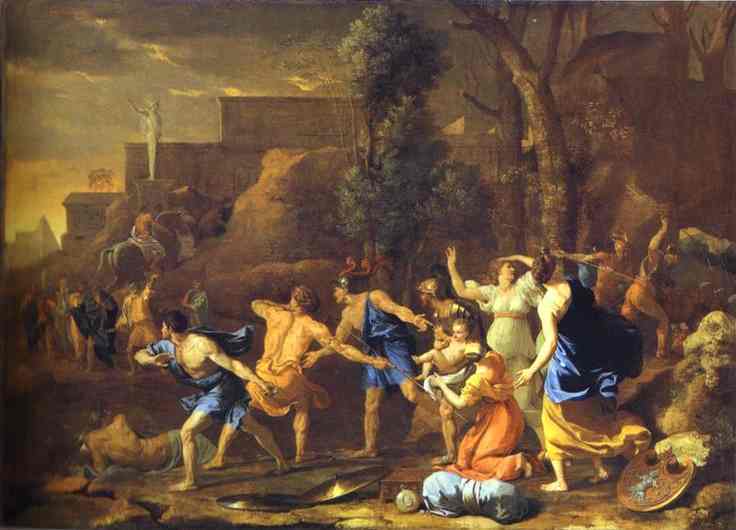 Oil painting:The Rescue of Pyrrhus. 1634